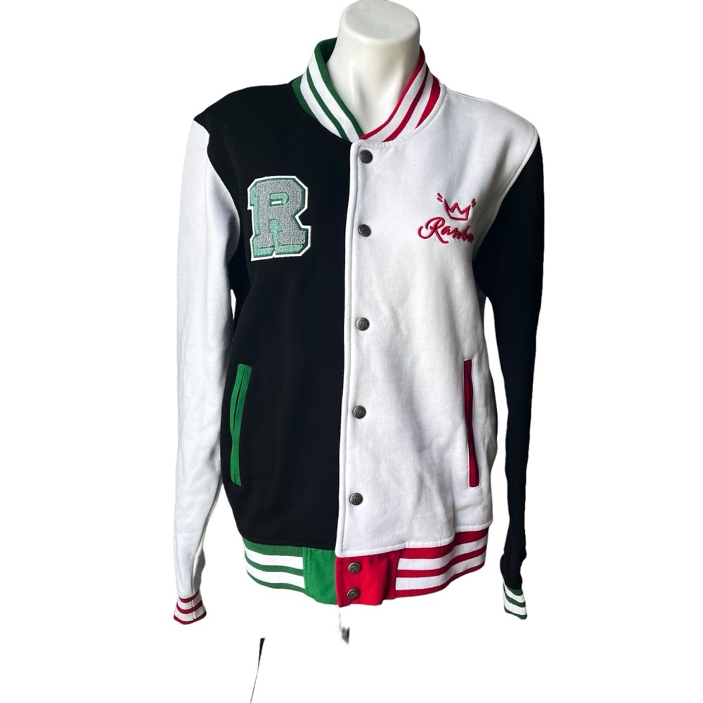 Ranboo The Beloved 2021 Block Color Varsity Jacket Streetwear, Sz M